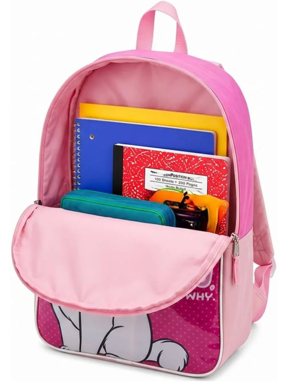 Charming Kids Backpack - Disney-Inspired Aristocats Design for Girls